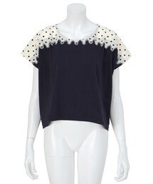 Ne-net | ネ・ネット / (P)ドットレース / カットソー(トップス)