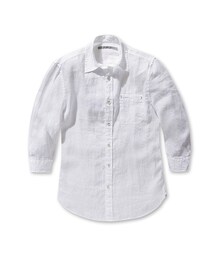 SERIES | [series;] 스티치 포켓 린넨 7부 셔츠(トップス)
