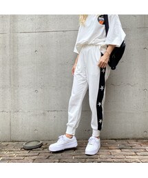 no brand | 刺繍スウェットジョガーパンツ｢STARS｣(その他パンツ)