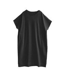 e-zakkamania stores | ワッフルカットソー ドルマン半袖ワンピース(ワンピース)