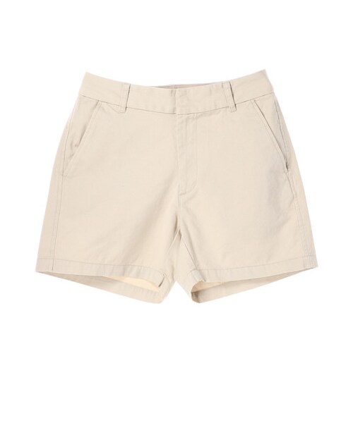 E hyphen world gallery（イーハイフンワールドギャラリー）の「ツイルショートパンツ（パンツ・オフホワイト/ブラック/ベージュ/キャメル/ネイビー・S/M）」の18枚目の写真