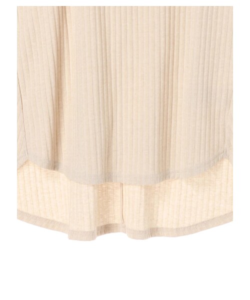 E hyphen world gallery（イーハイフンワールドギャラリー）の「ワイドリブセットアップ（ワンピース/ドレス・チャコールグレー/ベージュ/カーキ・F）」の9枚目の写真