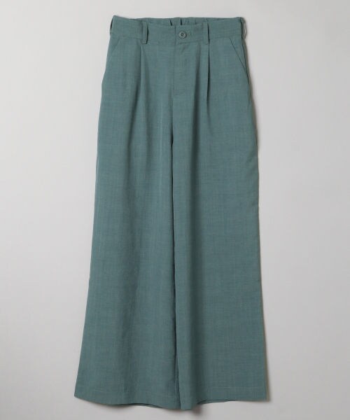 JEANASIS（ジーナシス）の「リネンライクストレートパンツ（パンツ・ピンク()/ライトベージュ()/ブラウン()/ブルーグリーン()/ネイビー()）」の4枚目の写真