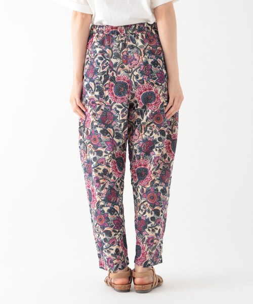 studio CLIP（スタディオクリップ）の「ソフトボイルバティックプリントパンツ（パンツ・アイボリー/イエロー）」の7枚目の写真