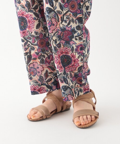 studio CLIP（スタディオクリップ）の「ソフトボイルバティックプリントパンツ（パンツ・アイボリー/イエロー）」の10枚目の写真