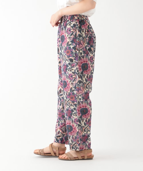 studio CLIP（スタディオクリップ）の「ソフトボイルバティックプリントパンツ（パンツ・アイボリー/イエロー）」の6枚目の写真