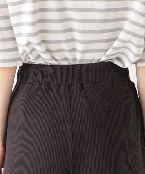 studio CLIP（スタディオクリップ）の「リブストレートカットパンツ[WEB先行予約]（パンツ・オフホワイト/スモーク/ブラウン）」の15枚目の写真