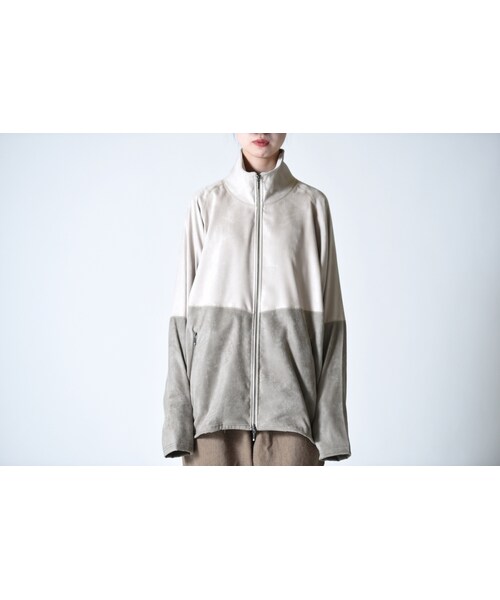 YANTOR(ヤントル)の「ANTOR Suede Jarsey suits(その他アウター・レディース・グレー/その他/ホワイト・M)」の3枚目の写真