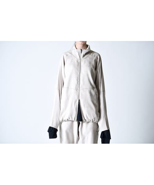 YANTOR(ヤントル)の「ANTOR Suede Jarsey suits(その他アウター・レディース・グレー/その他/ホワイト・M)」の2枚目の写真