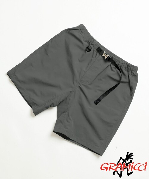 EDIFICE(エディフィス)の「GRAMICCI×EDIFICE / グラミチ別注 ナイロンショーツ(パンツ・ブラック/M/L/XL)」の2枚目の写真