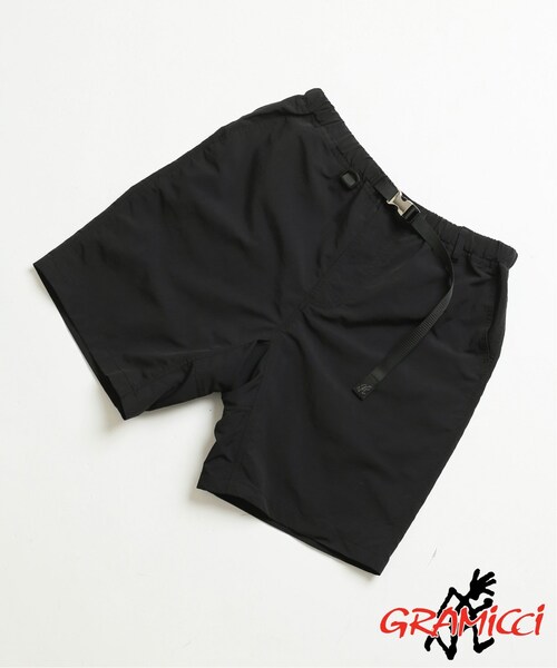 EDIFICE(エディフィス)の「GRAMICCI×EDIFICE / グラミチ別注 ナイロンショーツ(パンツ・ブラック/M/L/XL)」の1枚目の写真
