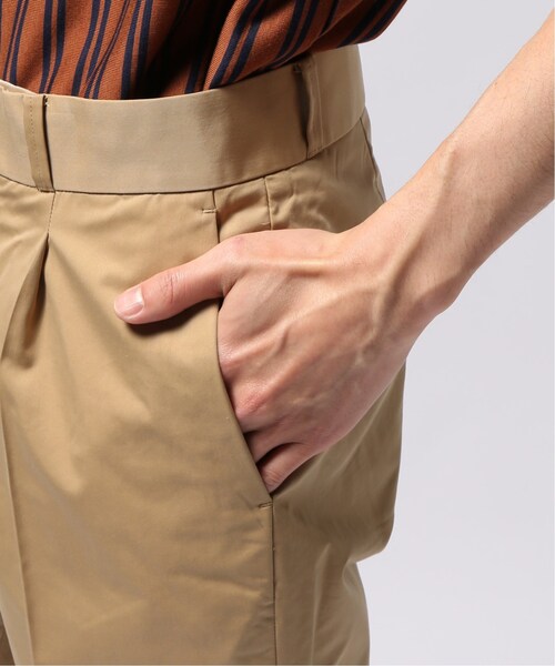 EDIFICE（エディフィス）の「C/Pe Light Twill 1プリーツ アンクルパンツ（パンツ・ブラック/S/M/L/XL）」の11枚目の写真