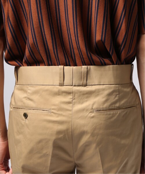 EDIFICE（エディフィス）の「C/Pe Light Twill 1プリーツ アンクルパンツ（パンツ・ブラック/S/M/L/XL）」の9枚目の写真