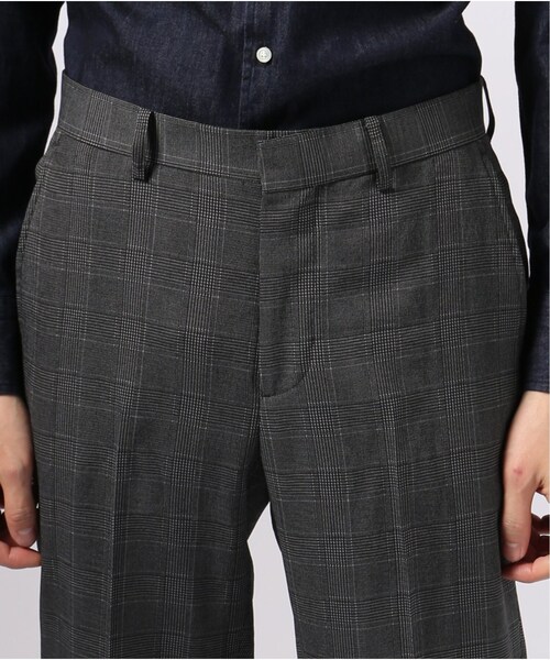EDIFICE(エディフィス)の「EVALET グレンチェック アンクル パンツ(パンツ・グレー/S/M/L/XL)」の7枚目の写真