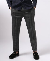 EDIFICE | EVALET グレンチェック アンクル パンツ(パンツ)