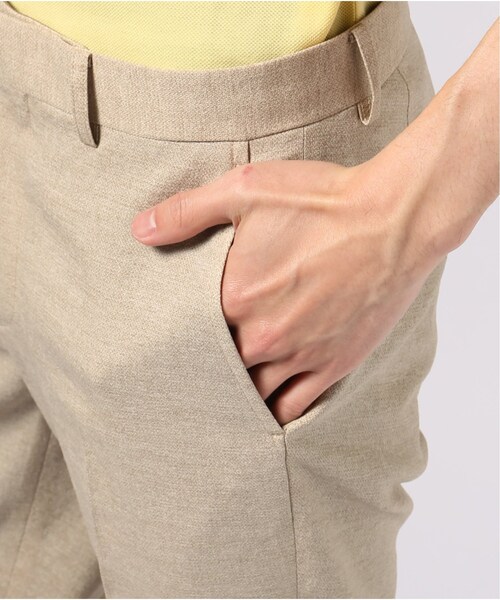 EDIFICE（エディフィス）の「EVALET アンクル パンツ（パンツ・ベージュ/S/M/L/XL）」の10枚目の写真