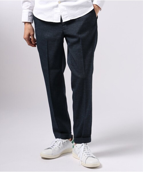 EDIFICE（エディフィス）の「EVALET アンクル パンツ（パンツ・ベージュ/S/M/L/XL）」の2枚目の写真