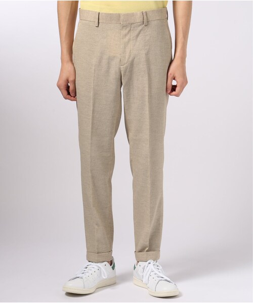 EDIFICE（エディフィス）の「EVALET アンクル パンツ（パンツ・ベージュ/S/M/L/XL）」の4枚目の写真