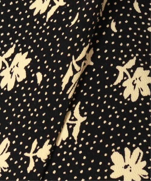 エディットフォールル ヴィンテージフラワー フレアパンツ34 カラー ブラック エディットフォールル ヴィンテージフラワー フレアパンツ34