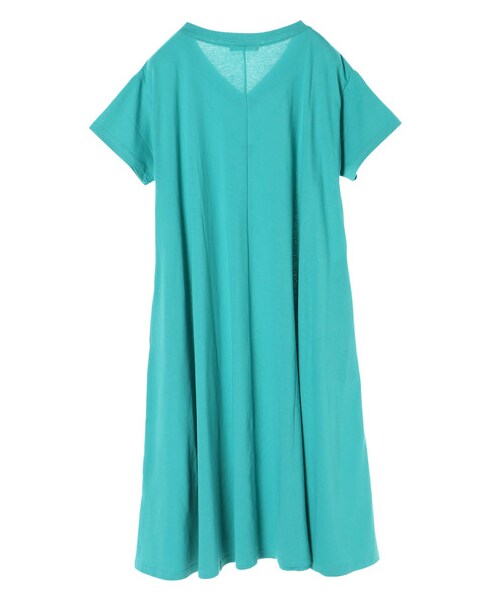 AMERICAN HOLIC（アメリカンホリック）の「強撚Vネックワンピース（ワンピース/ドレス・ブラック/ベージュ/カーキ/ブルーグリーン・F）」の18枚目の写真