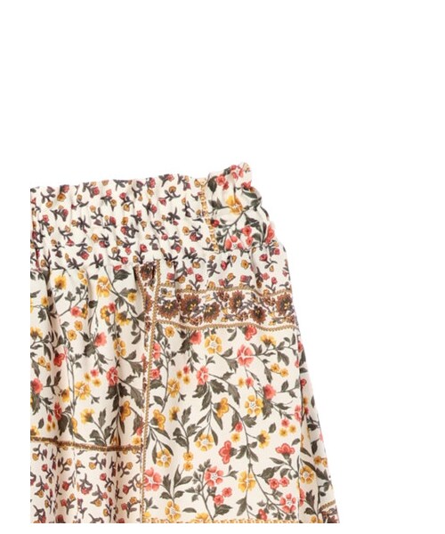 earth music&ecology(アースミュージックアンドエコロジー)の「【Special Price】パッチワークフラワースカート(スカート・アイボリー/キャメル/ネイビー・F)」の9枚目の写真