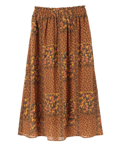 earth music&ecology(アースミュージックアンドエコロジー)の「【Special Price】パッチワークフラワースカート(スカート・アイボリー/キャメル/ネイビー・F)」の13枚目の写真