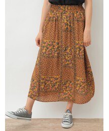 earth music&ecology | 【Special Price】パッチワークフラワースカート(スカート)