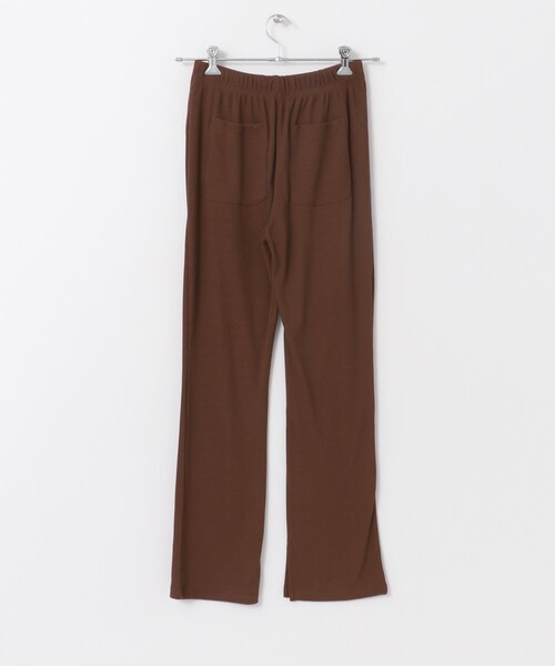 SENSE OF PLACE by URBAN RESEARCH（センスオブプレイスバイアーバンリサーチ）の「カットリブパンツ（パンツ・レディース・BEIGE/BROWN/MOCHA・FREE）」の16枚目の写真