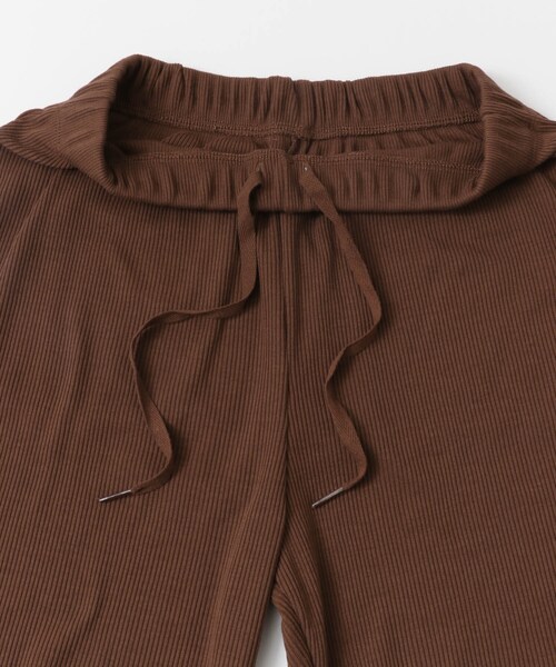 SENSE OF PLACE by URBAN RESEARCH（センスオブプレイスバイアーバンリサーチ）の「カットリブパンツ（パンツ・レディース・BEIGE/BROWN/MOCHA・FREE）」の14枚目の写真