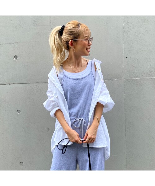 no brand(ノーブランド)の「キャミCUTオールインワン(サロペット/オーバーオール・レディース・その他)」の2枚目の写真