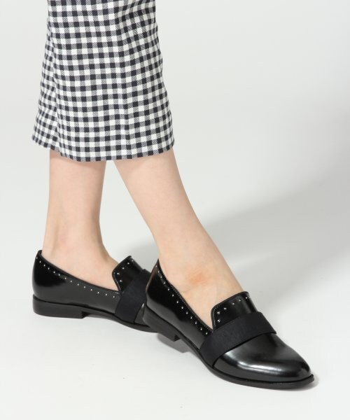 BLISS POINT Womens（ブリスポイント ウイメンズ）の「グログランマニッシュＳ（シューズ・レディース・ホワイト/ブラック/ネイビー・Ｍ(23.0～23.5cm)/Ｌ(24.0～24.5cm)）」の2枚目の写真