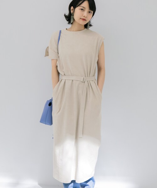 KBF（ケイビーエフ）の「アシンメトリーロングワンピース（ワンピース/ドレス・レディース・BLACK/BEIGE/LAVENDER・one）」の3枚目の写真