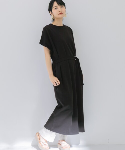 KBF（ケイビーエフ）の「アシンメトリーロングワンピース（ワンピース/ドレス・レディース・BLACK/BEIGE/LAVENDER・one）」の4枚目の写真