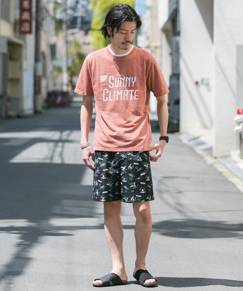 URBAN RESEARCH Sonny Label（アーバンリサーチサニーレーベル）の「ロゴプリントピグメントTシャツ（トップス・メンズ・グリーン/アイボリー/ブルー/ピンク・M/L）」の7枚目の写真