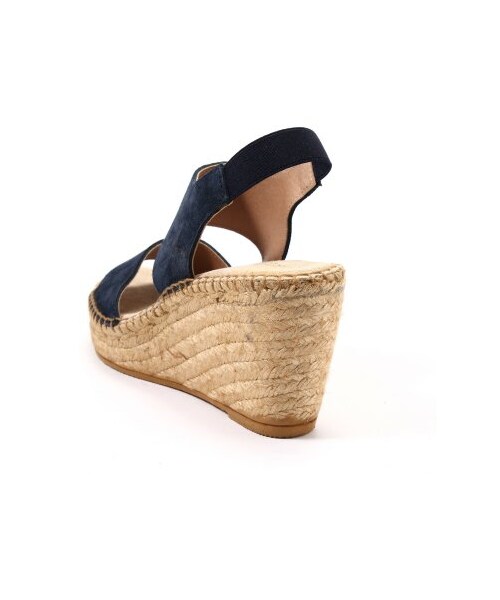 JOURNAL STANDARD（ジャーナルスタンダード）の「JUNCAL AGUIRRE スエード2ストエスパ（サンダル・ミュール・レディース・ベージュ/ネイビー/イエロー・36/37/38）」の7枚目の写真