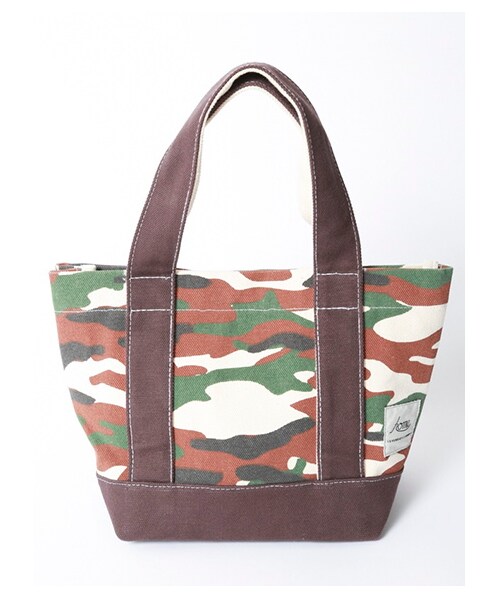 SEVENDAYS=SUNDAY（セブンデイズサンデイ）の「H カモフラトートバッグS（バッグ・ポーチ・レディース・グレー/グリーン・F）」の2枚目の写真