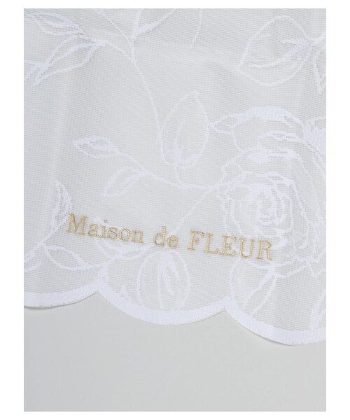 Maison de FLEUR（メゾンドフルール）の「レースレジャーシート（その他・ホワイト・142cmx97cm）」の2枚目の写真
