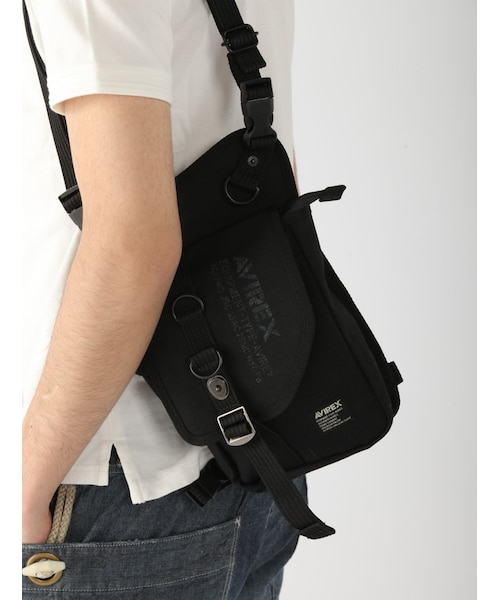 AVIREX(アヴィレックス)の「AVX348/レッグバッグ(ファッション雑貨・メンズ・SAND/BLACK/NAVY/BEIGE/KHAKI・F)」の5枚目の写真
