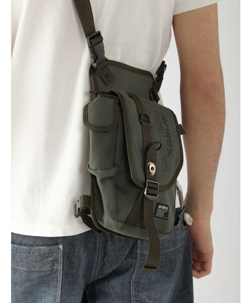 AVIREX(アヴィレックス)の「AVX348/レッグバッグ(ファッション雑貨・メンズ・SAND/BLACK/NAVY/BEIGE/KHAKI・F)」の22枚目の写真