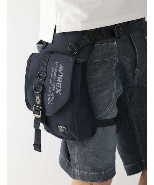 AVIREX(アヴィレックス)の「AVX348/レッグバッグ(ファッション雑貨・メンズ・SAND/BLACK/NAVY/BEIGE/KHAKI・F)」の13枚目の写真
