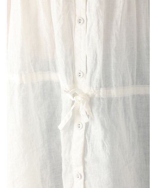 Rinajour（リナジュール）の「RINAフランダースリネンピンタック（ワンピース/ドレス・レディース・OTHER/WHITE/BLUE・F）」の7枚目の写真