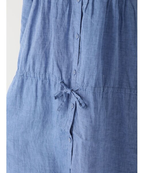 Rinajour（リナジュール）の「RINAフランダースリネンピンタック（ワンピース/ドレス・レディース・OTHER/WHITE/BLUE・F）」の16枚目の写真