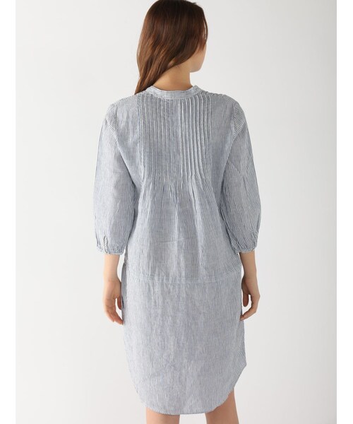 Rinajour（リナジュール）の「RINAフランダースリネンピンタック（ワンピース/ドレス・レディース・OTHER/WHITE/BLUE・F）」の22枚目の写真