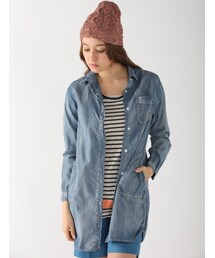 Rinajour | インディゴシャンブレーOP(ワンピース/ドレス)