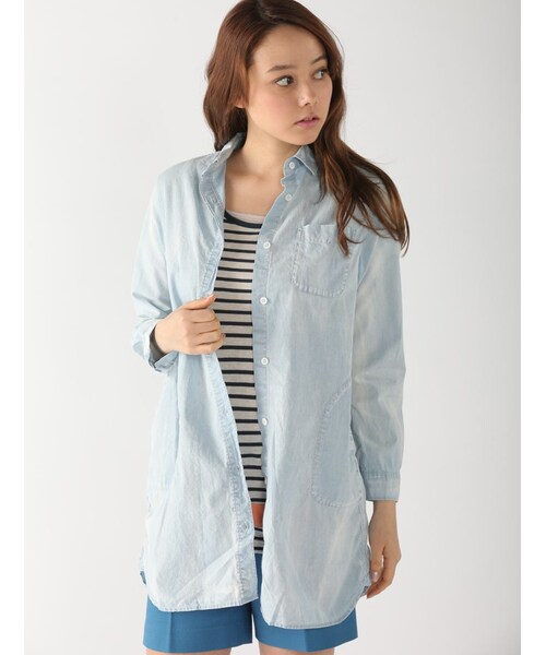 Rinajour（リナジュール）の「インディゴシャンブレーOP（ワンピース/ドレス・レディース・USED/HARD S/W・F）」の21枚目の写真