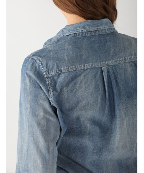 Rinajour（リナジュール）の「インディゴシャンブレーOP（ワンピース/ドレス・レディース・USED/HARD S/W・F）」の11枚目の写真