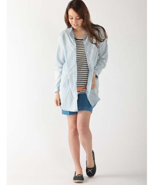 Rinajour（リナジュール）の「インディゴシャンブレーOP（ワンピース/ドレス・レディース・USED/HARD S/W・F）」の22枚目の写真