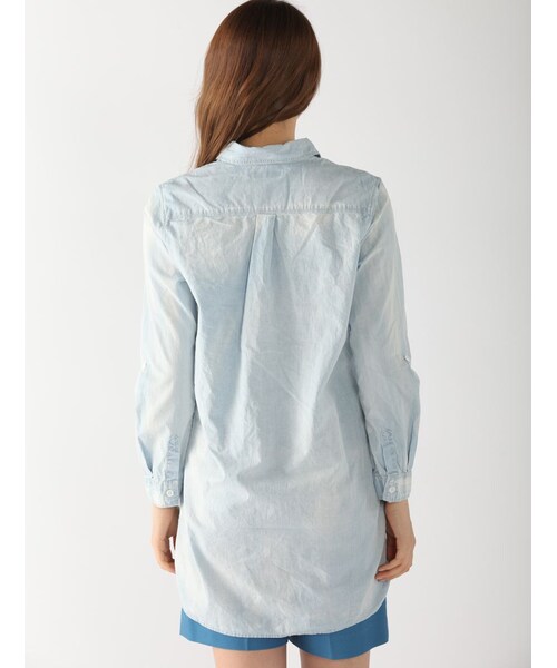 Rinajour（リナジュール）の「インディゴシャンブレーOP（ワンピース/ドレス・レディース・USED/HARD S/W・F）」の15枚目の写真