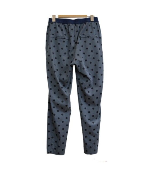 H.A.K（ハク）の「水玉プリントイージートラウザー（パンツ・ブルー/グレー・0/1/2）」の2枚目の写真