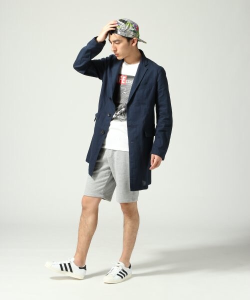 RAGEBLUE(レイジブルー)の「リネンチェスターコート(ジャケット/アウター・メンズ・ベージュ/ネイビー・M/L)」の12枚目の写真